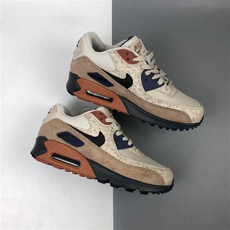 nike air max 90 desert sand/desert dust/thunder grey/zwart|Nike Air Max leather.